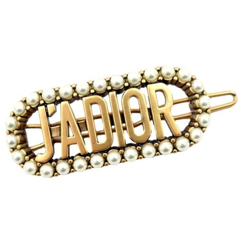 J'adior hair accessory Dior Gold in Metal 